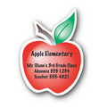Static Cling Decal (3.625"x2.625") Apple Shape - Group 5